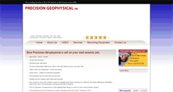 Desktop Screenshot of precisiongeophysical.com