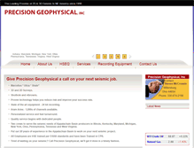 Tablet Screenshot of precisiongeophysical.com